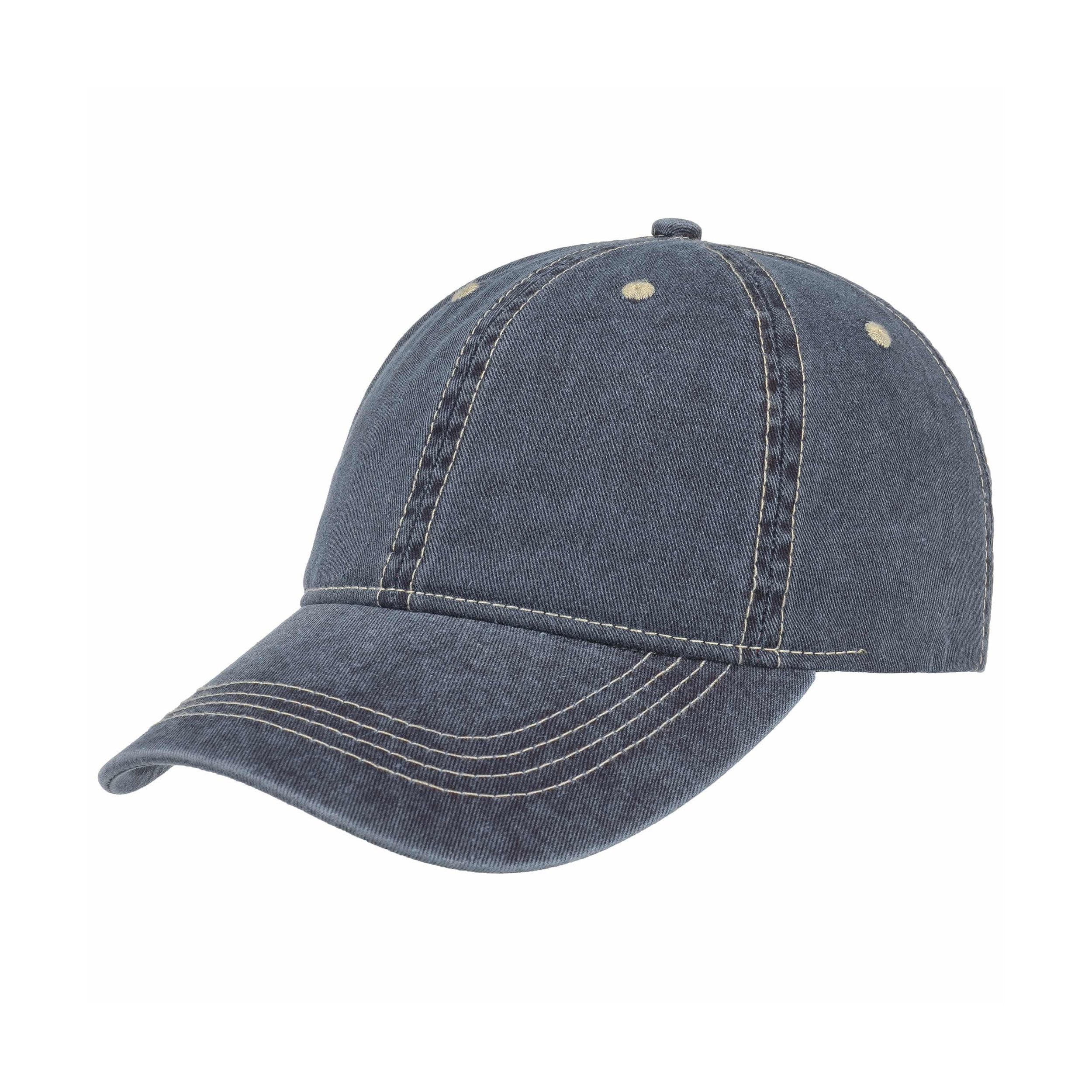 Washed Denim Baseball Cap