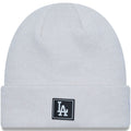 New Era Los Angeles Dodgers MLB Team Cuff Beanie Hat - Heather Oatmeal