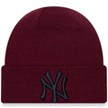 New Era Kids New York Yankees MLB League Essentials Beanie - Dark Red