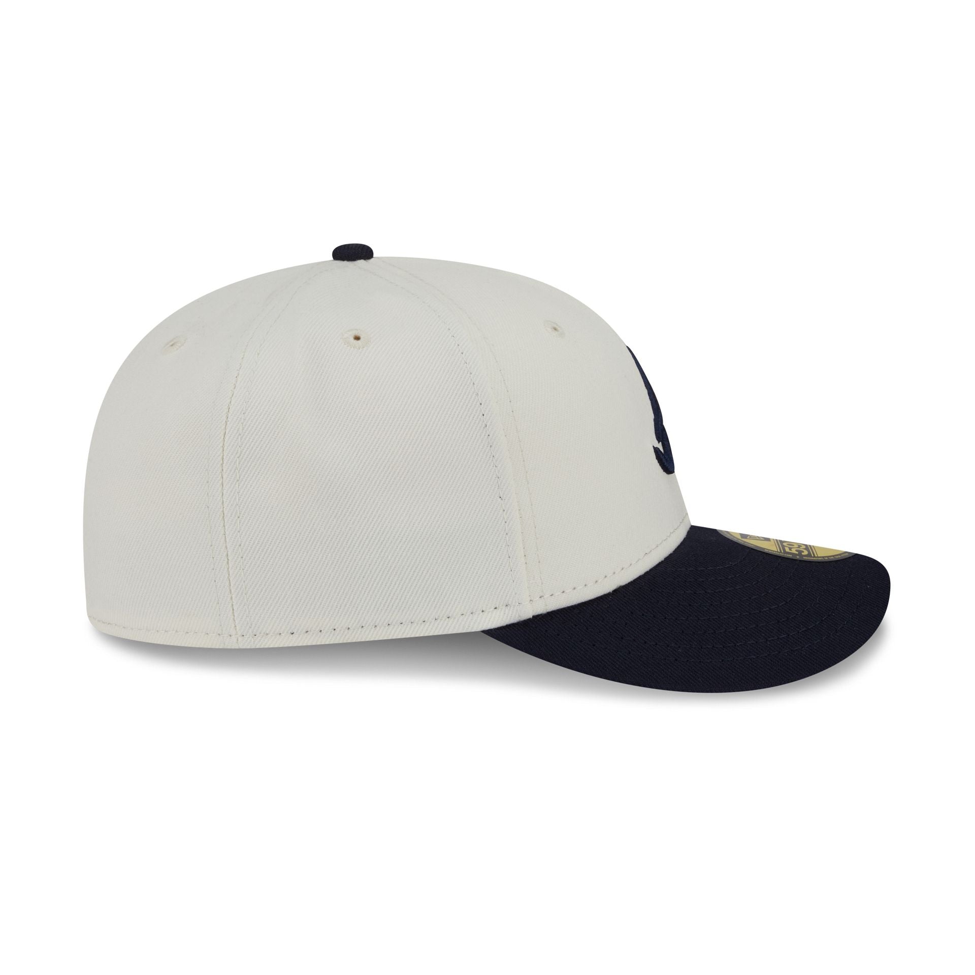 Atlanta Braves Tonal Florals White 59FIFTY Fitted Hat