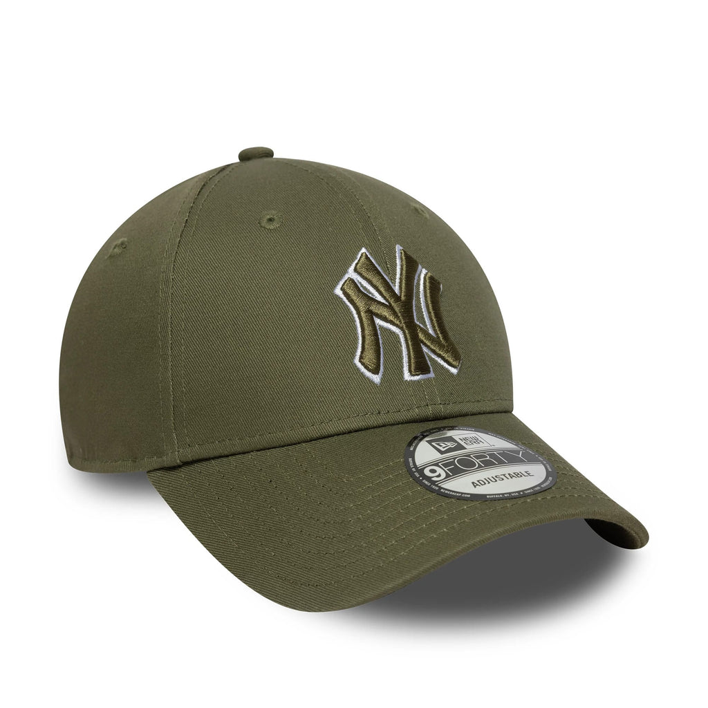 New York Yankees MLB Outline Dark Green 9FORTY Adjustable Cap