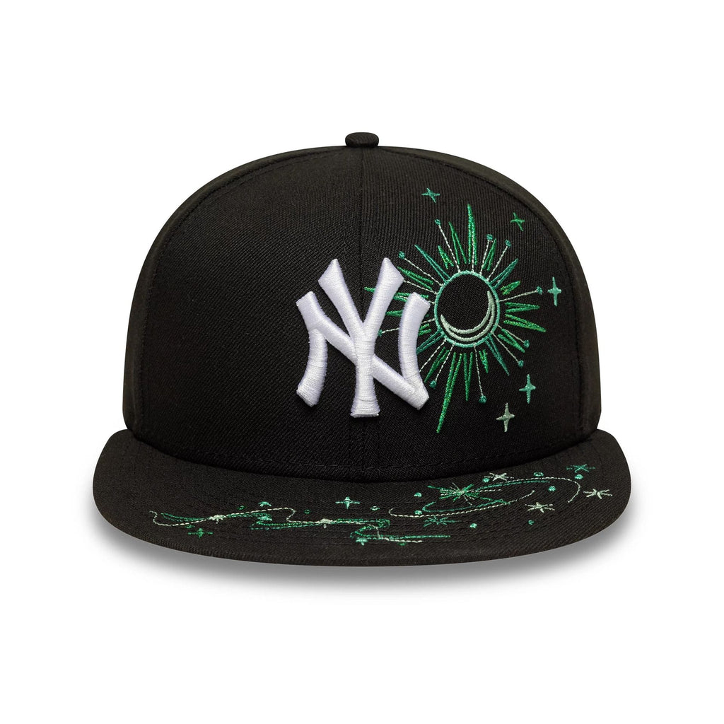 New York Yankees MLB Zodiac Black 59FIFTY Fitted Cap