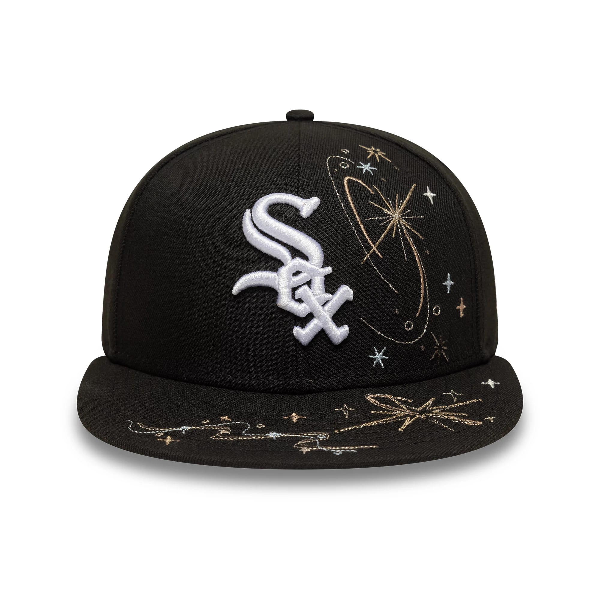 Chicago White Sox MLB Zodiac Black 59FIFTY Fitted Cap