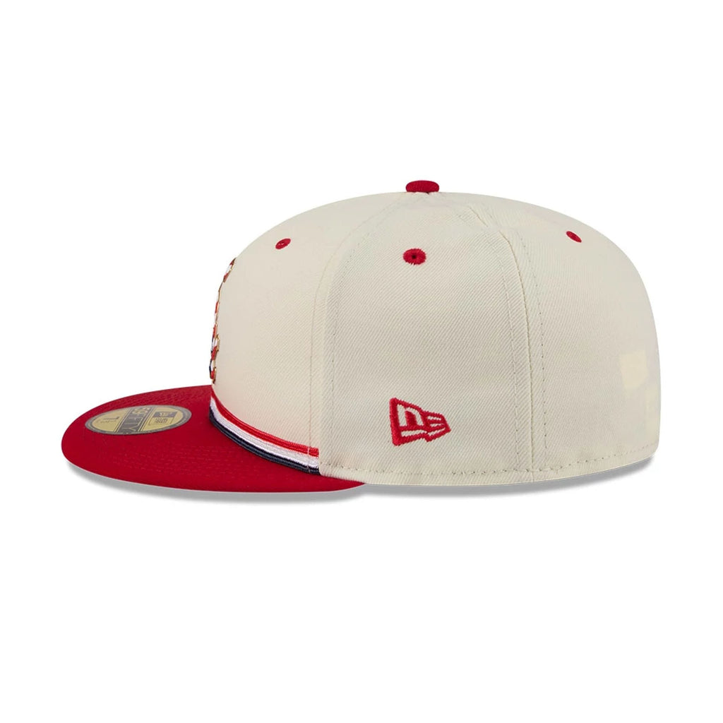 Chicago White Sox MLB 4th Of July 2026 Cream 59FIFTY Fitted Cap