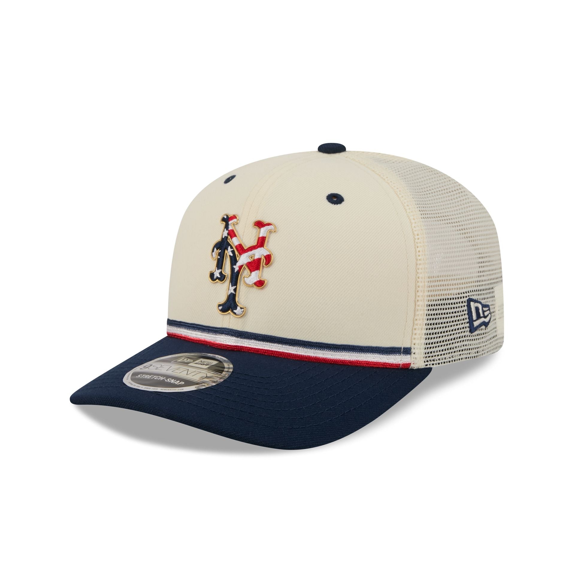 New York Mets Independence Day 2026 9SEVENTY Trucker Hat