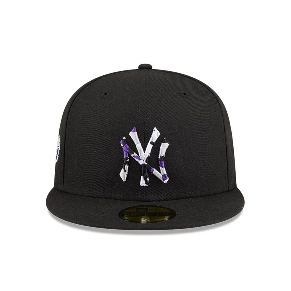 New York Yankees MLB Camo Infill Black 59FIFTY Fitted Cap