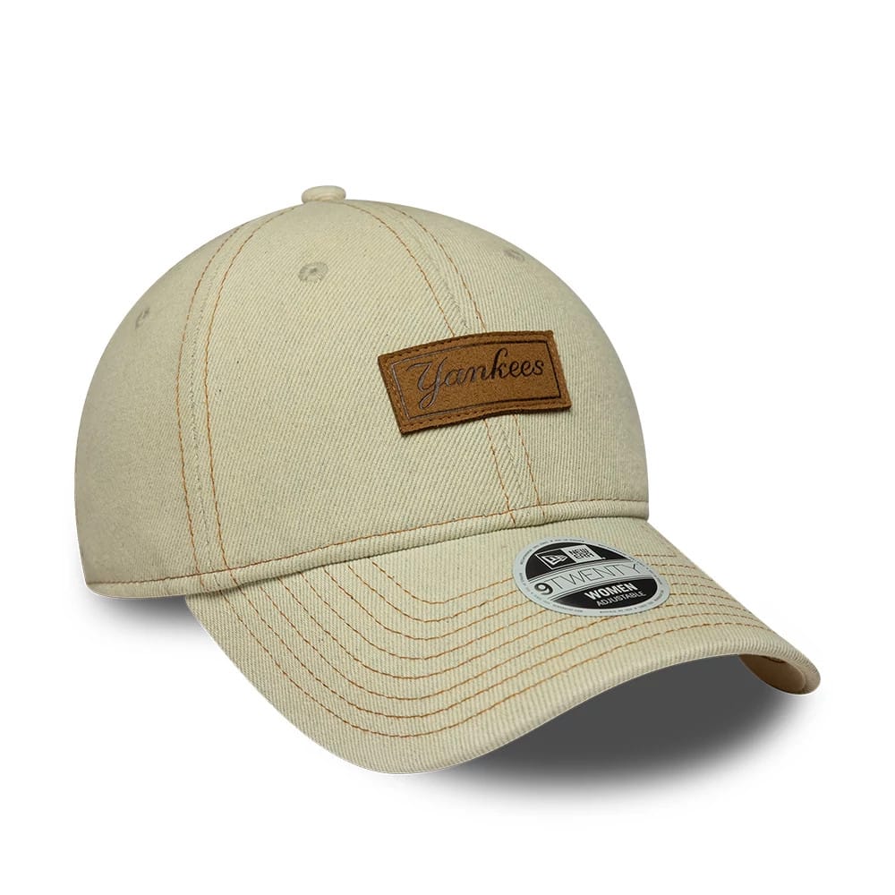 New York Yankees Womens MLB Denim Cream 9TWENTY Adjustable Cap