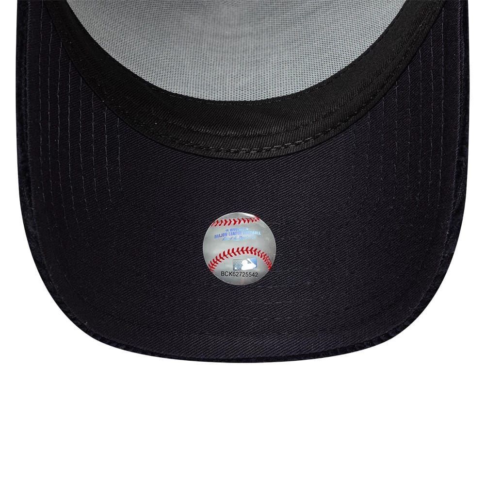 New York Yankees MLB Cord Navy 9FORTY A-Frame Trucker Adjustable Cap