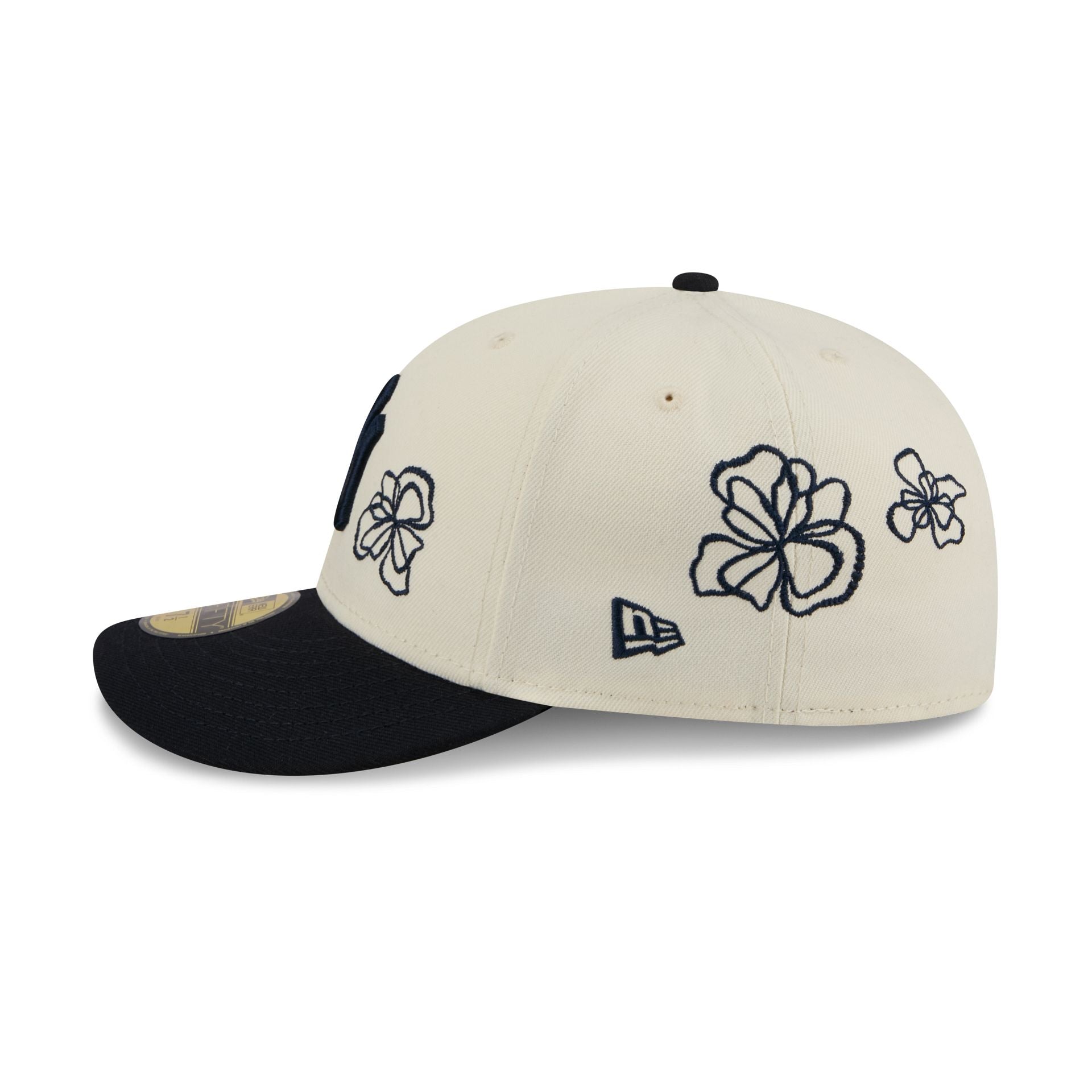 New York Yankees Floral Outline 59FIFTY Fitted Hat