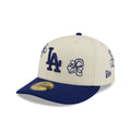 Los Angeles Dodgers Floral Outline 59FIFTY Fitted Hat