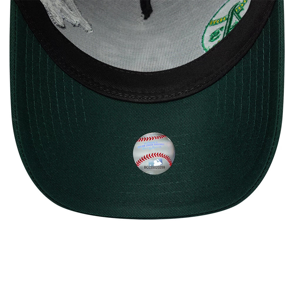 Athletics MLB Patch Dark Green 9FORTY A-Frame Trucker Adjustable Cap