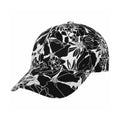 Twotone Flower Print Cap
