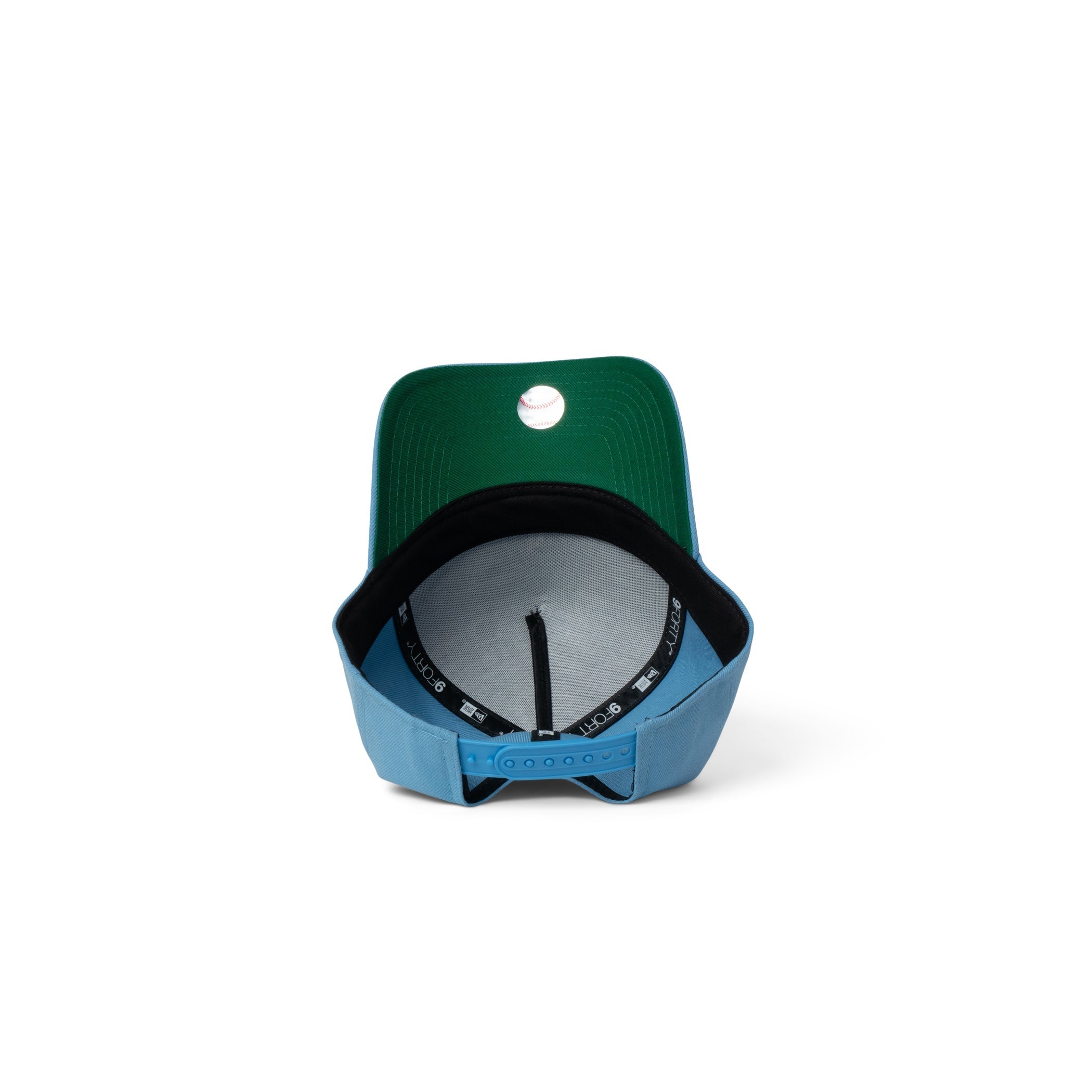 New Era Dodgers Super Micro Logo 9Forty A Frame Snapback Sky Blue